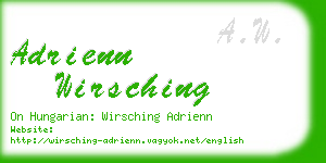 adrienn wirsching business card